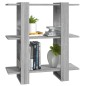 vidaXL Estantería/divisor de espacios gris Sonoma 80x30x87 cm