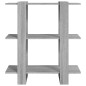vidaXL Estantería/divisor de espacios gris Sonoma 80x30x87 cm