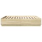 vidaXL Estructura de cama madera de ingeniería roble Sonoma 200x200 cm vidaXL Estructura de cama madera de ingeniería roble Sonoma 200x200 cm
