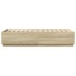 vidaXL Estructura cama con luces LED madera roble Sonoma 75x190 cm vidaXL Estructura cama con luces LED madera roble Sonoma 75x190 cm
