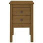 vidaXL Mesita de noche madera maciza de pino marrón miel 40x35x61,5 cm vidaXL Mesita de noche madera maciza de pino marrón miel 40x35x61,5 cm