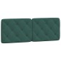 vidaXL Estructura cama con cabecero terciopelo verde oscuro 120x200 cm vidaXL Estructura cama con cabecero terciopelo verde oscuro 120x200 cm
