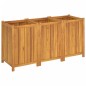 vidaXL Jardinera con forro madera maciza de acacia 150x50x75 cm vidaXL Jardinera con forro madera maciza de acacia 150x50x75 cm