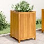 vidaXL Jardinera con forro madera maciza de acacia 50x50x75 cm vidaXL Jardinera con forro madera maciza de acacia 50x50x75 cm