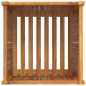 vidaXL Jardinera con forro madera maciza de acacia 50x50x75 cm vidaXL Jardinera con forro madera maciza de acacia 50x50x75 cm