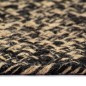 vidaXL Alfombra de yute tejida a mano negro y natural 90 cm vidaXL Alfombra de yute tejida a mano negro y natural 90 cm