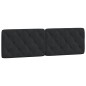 vidaXL Cama con colchón terciopelo negro 160x200 cm vidaXL Cama con colchón terciopelo negro 160x200 cm