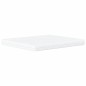 vidaXL Cama con colchón terciopelo gris claro 160x200 cm