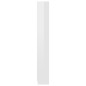 vidaXL Estantería de 5 niveles contrachapada blanco brillo 60x24x175cm vidaXL Estantería de 5 niveles contrachapada blanco brillo 60x24x175cm