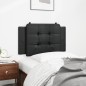 vidaXL Cabecero de cama acolchado cuero sintético negro 80 cm vidaXL Cabecero de cama acolchado cuero sintético negro 80 cm