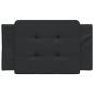 vidaXL Cabecero de cama acolchado cuero sintético negro 80 cm vidaXL Cabecero de cama acolchado cuero sintético negro 80 cm