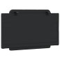 vidaXL Cabecero de cama acolchado cuero sintético negro 80 cm vidaXL Cabecero de cama acolchado cuero sintético negro 80 cm