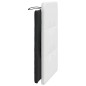 vidaXL Cabecero de cama acolchado cuero sintético blanco y negro 80 cm vidaXL Cabecero de cama acolchado cuero sintético blanco y negro 80 cm