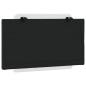 vidaXL Cabecero de cama acolchado cuero sintético blanco y negro 80 cm vidaXL Cabecero de cama acolchado cuero sintético blanco y negro 80 cm