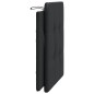 vidaXL Cabecero de cama acolchado cuero sintético negro 100 cm