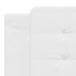 vidaXL Cabecero de cama acolchado cuero sintético blanco 180 cm vidaXL Cabecero de cama acolchado cuero sintético blanco 180 cm