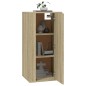 vidaXL Mueble para TV de pared roble Sonoma 40x34,5x80 cm vidaXL Mueble para TV de pared roble Sonoma 40x34,5x80 cm