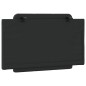 vidaXL Cabecero de cama acolchado cuero sintético negro 90 cm vidaXL Cabecero de cama acolchado cuero sintético negro 90 cm