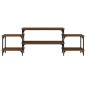vidaXL Mueble para TV madera contrachapada roble marrón 157x35x52 cm vidaXL Mueble para TV madera contrachapada roble marrón 157x35x52 cm