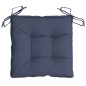 vidaXL Cojines para silla 2 uds tela Oxford azul marino 40x40x7 cm vidaXL Cojines para silla 2 uds tela Oxford azul marino 40x40x7 cm