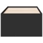 vidaXL Tumbona con cajones madera de ingeniería negro 90x190 cm vidaXL Tumbona con cajones madera de ingeniería negro 90x190 cm