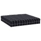 vidaXL Cojines para palés 3 piezas tela Oxford a cuadros negros vidaXL Cojines para palés 3 piezas tela Oxford a cuadros negros