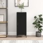vidaXL Aparador de madera contrachapada negro 34,5x34x90 cm vidaXL Aparador de madera contrachapada negro 34,5x34x90 cm