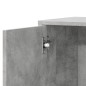 vidaXL Aparador de madera de ingeniería gris hormigón 60x31x70 cm vidaXL Aparador de madera de ingeniería gris hormigón 60x31x70 cm