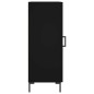 vidaXL Aparador de madera contrachapada negro 34,5x34x90 cm vidaXL Aparador de madera contrachapada negro 34,5x34x90 cm