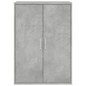 vidaXL Aparador de madera de ingeniería gris hormigón 60x31x84 cm vidaXL Aparador de madera de ingeniería gris hormigón 60x31x84 cm