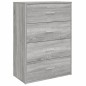 vidaXL Aparador de madera de ingeniería gris Sonoma 60x31x84 cm vidaXL Aparador de madera de ingeniería gris Sonoma 60x31x84 cm