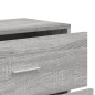 vidaXL Aparador de madera de ingeniería gris Sonoma 60x31x84 cm vidaXL Aparador de madera de ingeniería gris Sonoma 60x31x84 cm