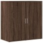 vidaXL Aparador de madera de ingeniería marrón roble 79x38x80 cm vidaXL Aparador de madera de ingeniería marrón roble 79x38x80 cm