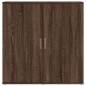vidaXL Aparador de madera de ingeniería marrón roble 79x38x80 cm vidaXL Aparador de madera de ingeniería marrón roble 79x38x80 cm
