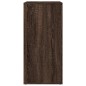 vidaXL Aparador de madera de ingeniería marrón roble 79x38x80 cm vidaXL Aparador de madera de ingeniería marrón roble 79x38x80 cm