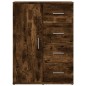 vidaXL Aparador de madera de ingeniería roble ahumado 59x39x80 cm vidaXL Aparador de madera de ingeniería roble ahumado 59x39x80 cm