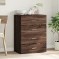 vidaXL Aparador de madera de ingeniería marrón roble 60x39x80 cm vidaXL Aparador de madera de ingeniería marrón roble 60x39x80 cm