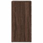 vidaXL Aparador de madera de ingeniería marrón roble 60x39x80 cm vidaXL Aparador de madera de ingeniería marrón roble 60x39x80 cm