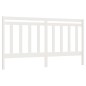 vidaXL Cabecero de cama madera maciza de pino blanco 206x4x100 cm vidaXL Cabecero de cama madera maciza de pino blanco 206x4x100 cm