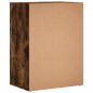 vidaXL Aparador de madera de ingeniería roble ahumado 60x39x80 cm vidaXL Aparador de madera de ingeniería roble ahumado 60x39x80 cm