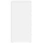 vidaXL Aparador de madera de ingeniería blanco 60x39x80 cm vidaXL Aparador de madera de ingeniería blanco 60x39x80 cm