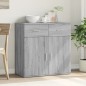vidaXL Aparador de madera de ingeniería gris Sonoma 79x38x80 cm vidaXL Aparador de madera de ingeniería gris Sonoma 79x38x80 cm