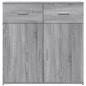 vidaXL Aparador de madera de ingeniería gris Sonoma 79x38x80 cm vidaXL Aparador de madera de ingeniería gris Sonoma 79x38x80 cm