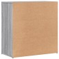vidaXL Aparador de madera de ingeniería gris Sonoma 79x38x80 cm vidaXL Aparador de madera de ingeniería gris Sonoma 79x38x80 cm
