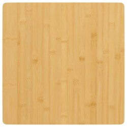 vidaXL Tablero de mesa de bambú 60x60x1,5 cm