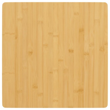vidaXL Tablero de mesa de bambú 60x60x1,5 cm