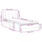 vidaXL Cama con colchón cuero sintético blanco 100x200 cm vidaXL Cama con colchón cuero sintético blanco 100x200 cm