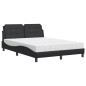 vidaXL Cama con colchón cuero sintético negro 120x200 cm vidaXL Cama con colchón cuero sintético negro 120x200 cm