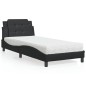 vidaXL Cama con colchón cuero sintético negro 90x200 cm vidaXL Cama con colchón cuero sintético negro 90x200 cm