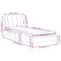 vidaXL Cama con colchón cuero sintético negro 90x200 cm vidaXL Cama con colchón cuero sintético negro 90x200 cm